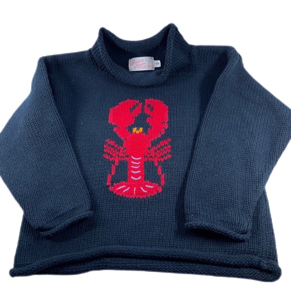 House of Logan Other - House of Logan Kids Navy Red Lobster Sweater 5